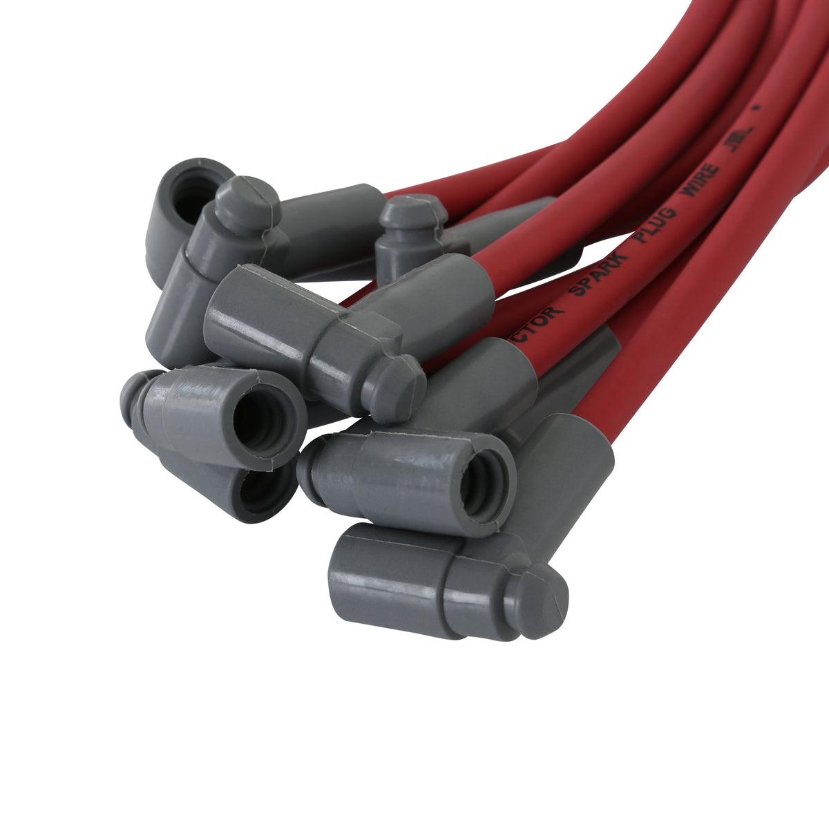 MSD 32189 Super Conductor Spark Plug Wire Set, Red