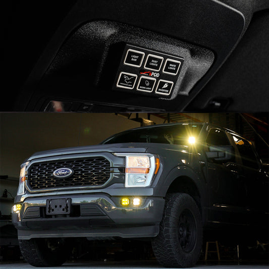 sPOD 870088 Mini6 SourceLT Control for 21+ Ford F150 & Raptor