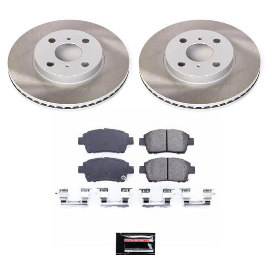 PowerStop 04-06 Scion xB Front Semi-Coated Rotor Kit (SC109)