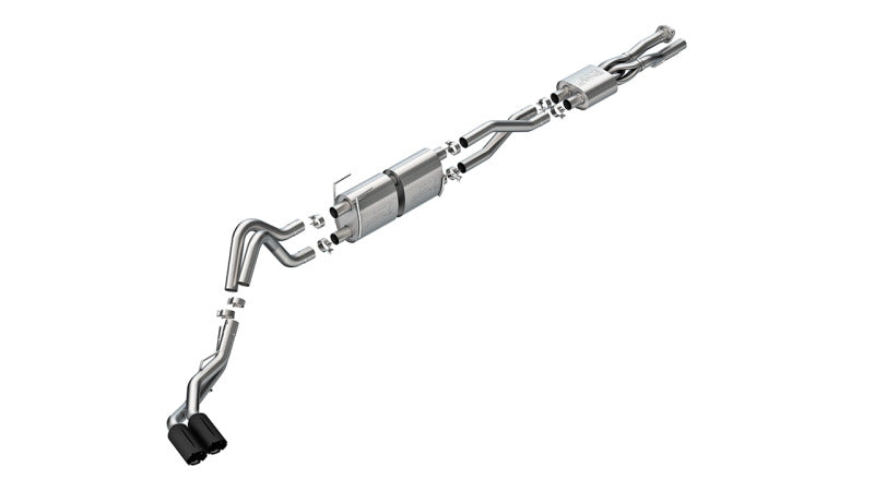 Borla 2.75in S-Type Cat-Back Exhaust | Ford F250/F350 SD 7.3L (160in WB) (SRW) (141016BRCB)