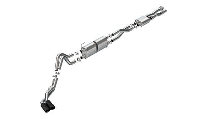 Borla 2.75in S-Type Cat-Back Exhaust | Ford F250/F350 SD 7.3L (160in WB) (SRW) (141016BRCB)