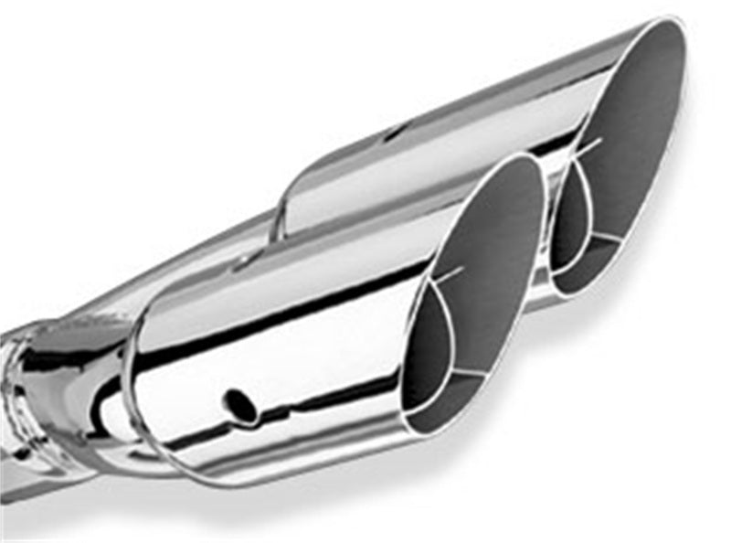 Borla 2.5in SS D&S Round Angle-Cut Intercooled Tip | Universal (20213) (SPF20213)