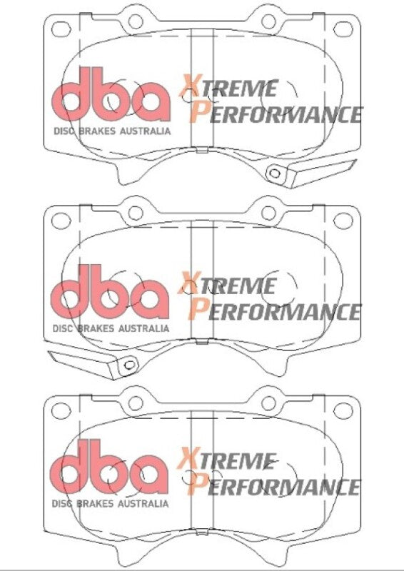 DBA XP650 Front Xtreme Performance Front Brake Pads | Toyota Tacoma (15) (DB1482XP)