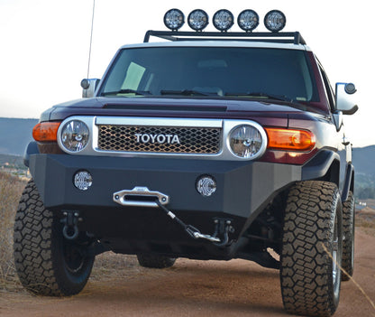 Body Armor FJ-19336 Front Winch Bumper Black for 07-14 Toyota FJ Cruiser
