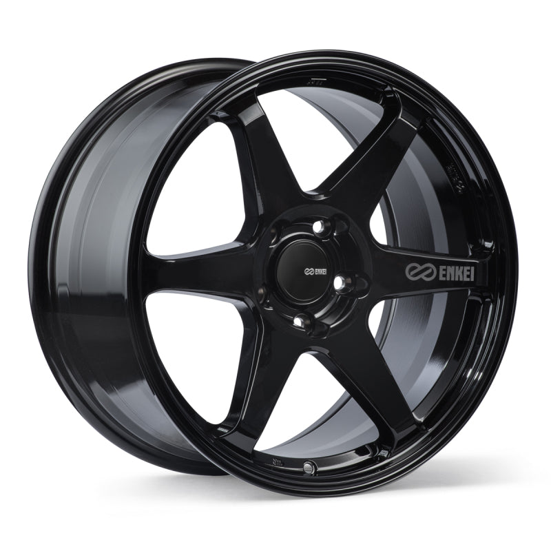 Enkei T6R Gloss Black | 18x9.5" +38mm | 5x114.3mm Wheel