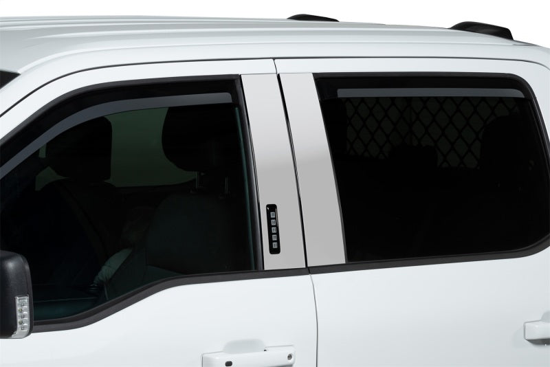 Putco Element Chrome Window Visors | Ford F-150 Super Cab (480027)