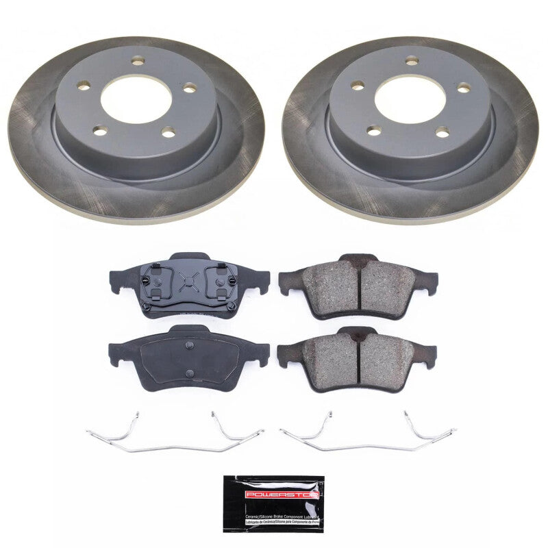 PowerStop Rotor Kit | 2004–2005 Mazda 3 (SC124)