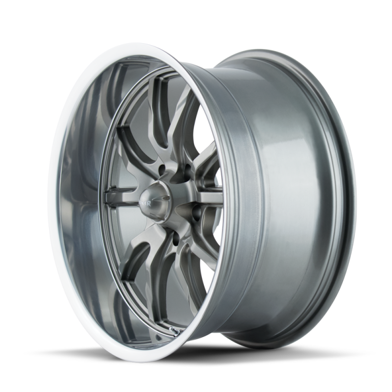 Ridler Wheels 650 Gloss Grey Polished | 20x10" +0mm | 5x127mm Wheel