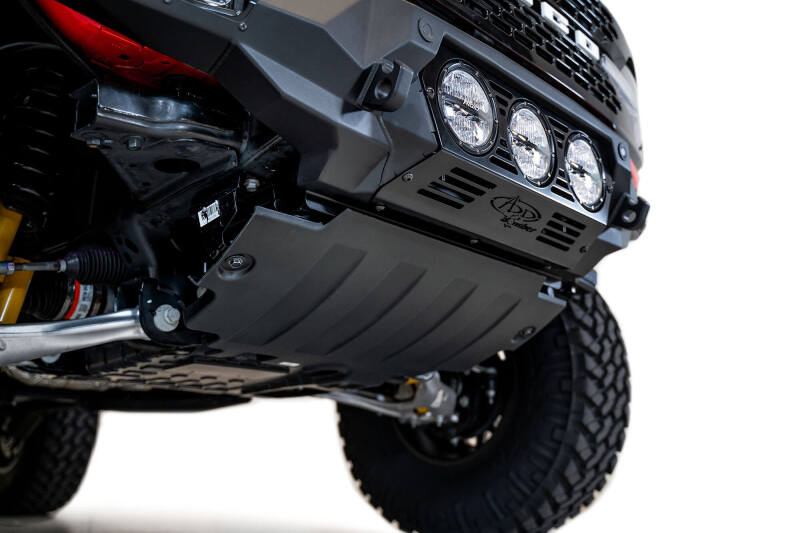 Addictive Desert Designs 21-22 Ford Bronco Bomber Front Bumper (w/ 3 Rigid 360 Mounts)