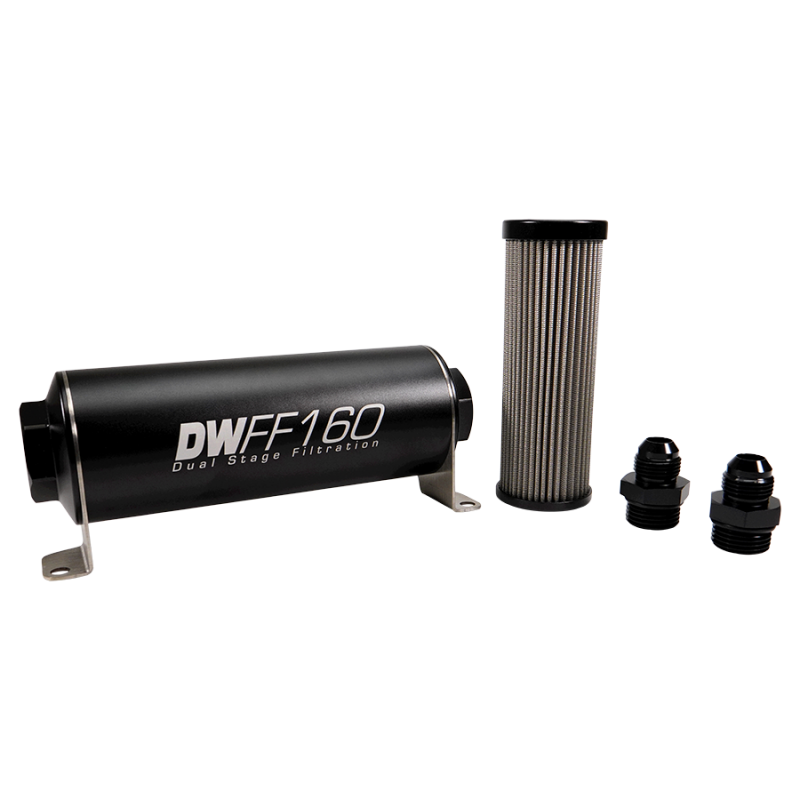 Deatschwerks Universal 5 Micron 160mm Fuel Filter Kit (8-03-160-005K/-10/-38/-516/-6/-8)