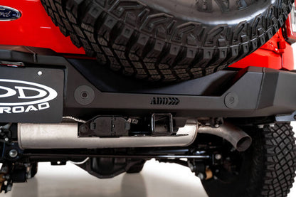 Addictive Desert Designs 2021+ Ford Bronco Rock Fighter Rear Bumper - Hammer Black