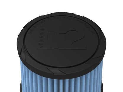 aFe POWER Universal Clamp-On Air Filter w/ D2 Dura-Dry Media - 3in F x 6in B x 4-3/4in T x 5in H