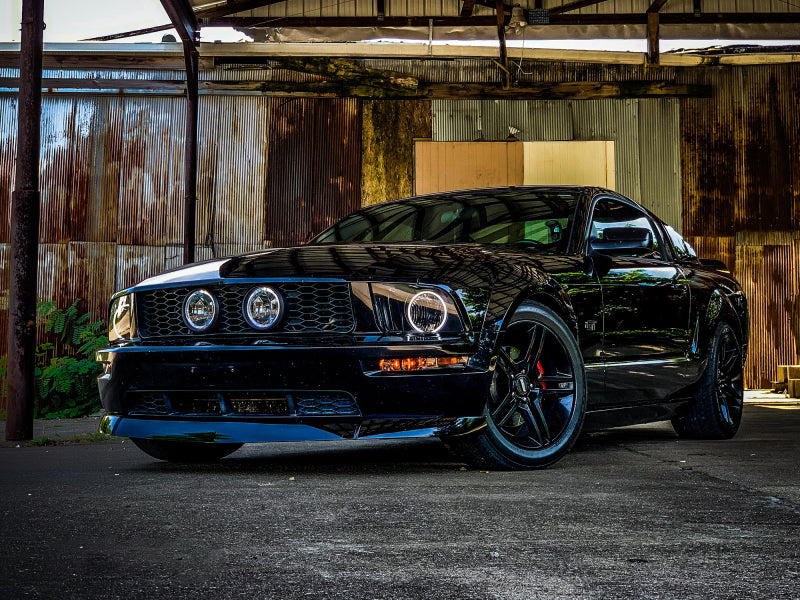 Raxiom 05-09 Ford Mustang GT V6 Axial CCFL Halo Projector Headlights Blk (49121)