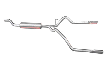 Gibson 2.5in Dual Split Cat-Back Exhaust | Dodge Ram 2500 SLT (03-04) (6502)