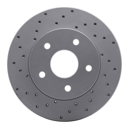DFC Drilled Geoperformance Rotor (FRONT LEFT): Jeep Grand Cherokee (99-04)