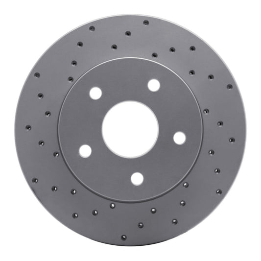 DFC Drilled Geoperformance Rotor (FRONT LEFT): Jeep Grand Cherokee (99-04)
