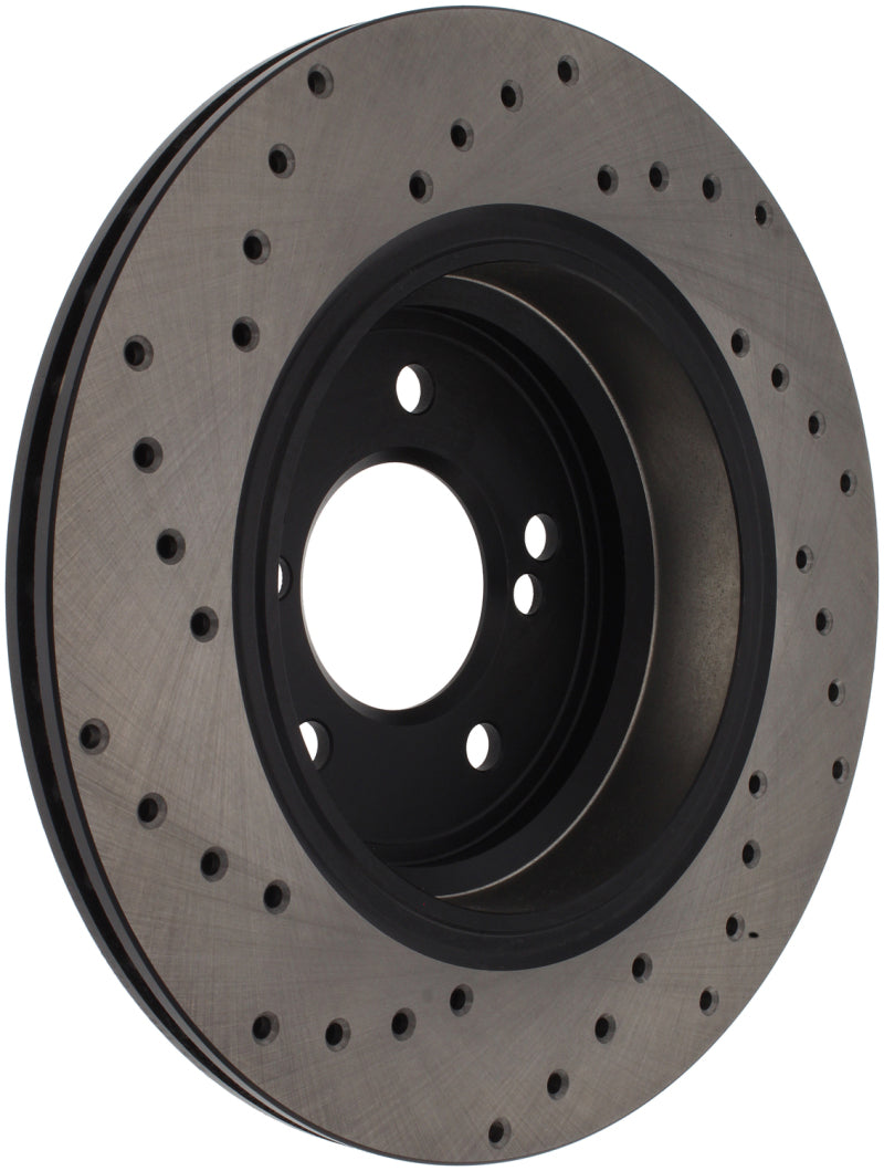 StopTech 128.34054R Sport Cross-Drilled Disc Brake Rotor for 00-06 M3 M5