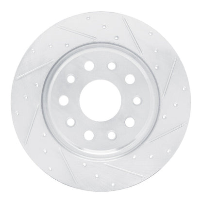 DFC Rear Right D&S Silver Brake Rotor: Jeep Grand Cherokee (22-25)