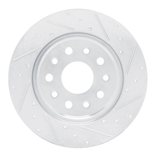 DFC Rear Right D&S Silver Brake Rotor: Jeep Grand Cherokee (22-25)