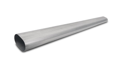 Vibrant 3.5in Oval (Nominal Size) T304 SS Straight Tubing (16 ga) - 5 foot length