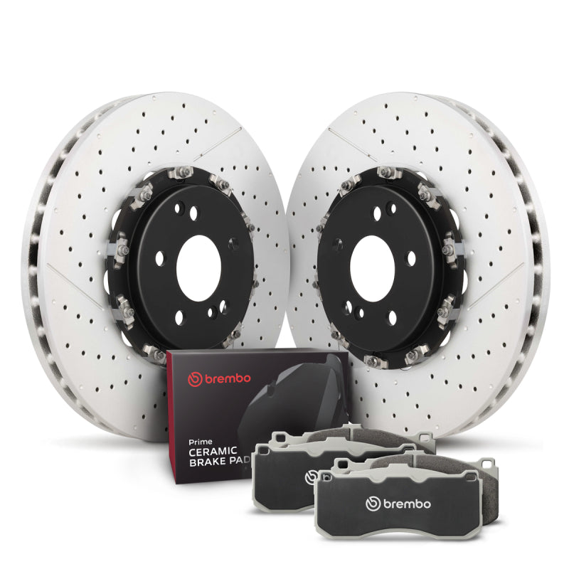 Brembo KT00702 Front Disc Brake Pad Rotor Kit for 2005-2006 Mercedes-Benz SLK55