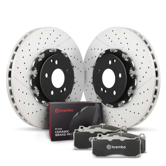 Brembo KT00704 Front Brake Pad & Rotor Kit for 2012-2016 Mercedes‑Benz SLK55 AMG