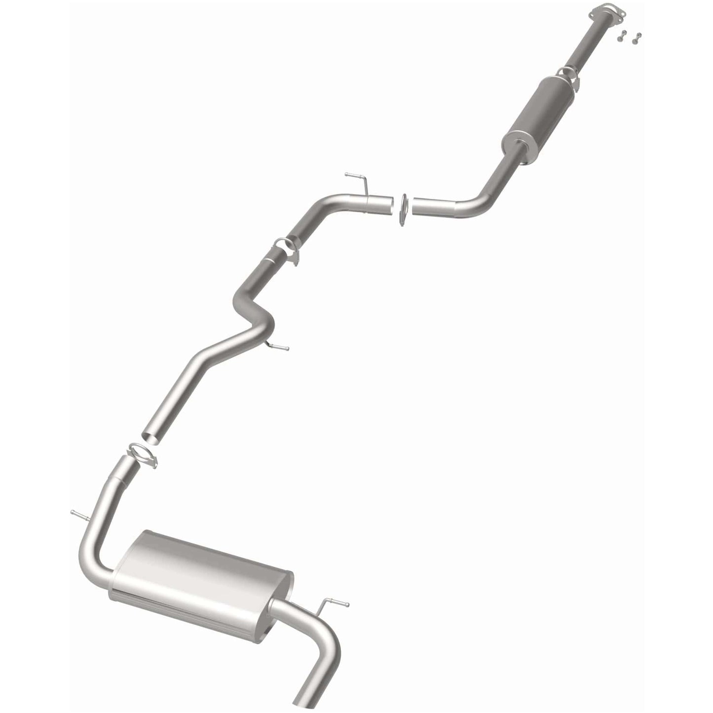BRExhaust 2012-2017 Ford Focus 2.0L Direct-Fit Replacement Exhaust System