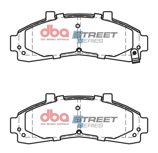 DBA Street Series Front Brake Pads | Ford Explorer RWD (95-01) (DB7532SS)