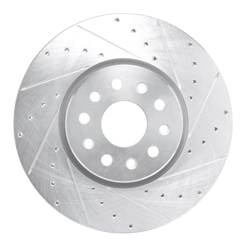 DFC D&S Silver Brake Rotor (FRONT RIGHT): Dodge Charger (21-25)