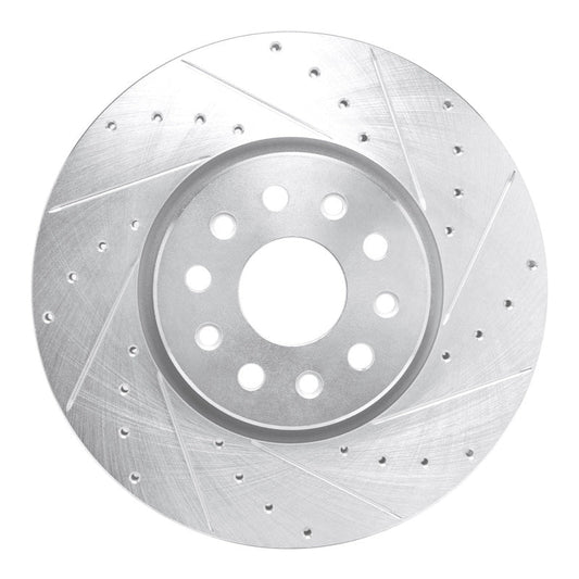 DFC D&S Silver Brake Rotor (FRONT RIGHT): Dodge Charger (21-25)