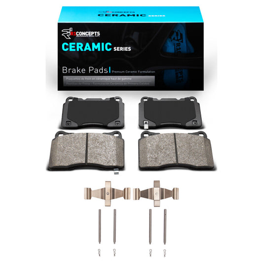 R1 Ceramic Front Brake Pads & Hardware Kit | Subaru WRX (03-20) (2310-1001-01)