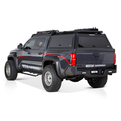 Westin 20-42785 Black Outlaw Drop Running Boards for 24+ Toyota Tacoma DoubleCab
