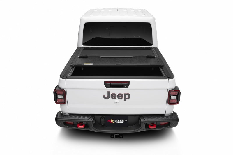 Rugged Ridge 13550.24 Armis Hard Folding Bed Cover for 2020-2024 Jeep Gladiator