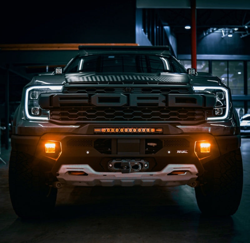 Rival 2D.1813.1.US Aluminum Bumper w/Winch Mount & Recovery Points For Ford Ranger Raptor