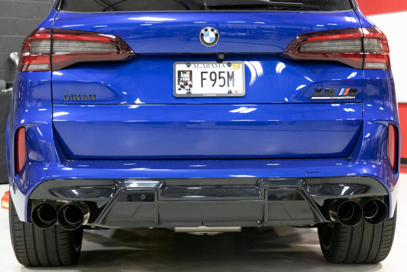 Dinan BMW X5 M Competition Freeflow Axleback Exhaust System - Black | BMW X5 M (20-26) (D660-0090-BLK)