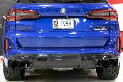 Dinan BMW X5 M Competition Freeflow Axleback Exhaust System - Black | BMW X5 M (20-26) (D660-0090-BLK)