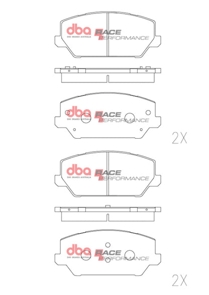 DBA RP Performance Front Brake Pads | Hyundai Veloster (19-22) (DB15012RP)