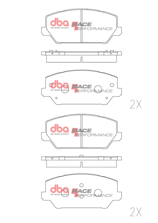 DBA RP Performance Front Brake Pads | Hyundai Veloster (19-22) (DB15012RP)