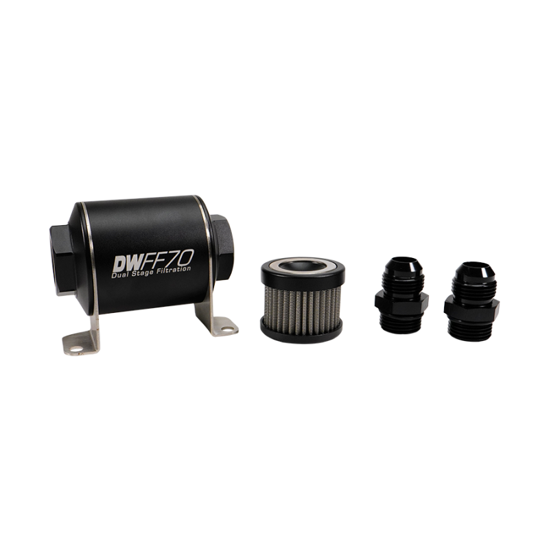 Deatschwerks Universal 70mm 10 Micron Fuel Filter Kit (8-03-070-010K-10/-38/-516/-6/-8)