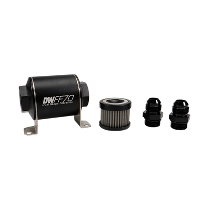 DeatschWerks Universal 70mm 100 Micron Fuel Filter Kit (8-03-070-100K-10/-38/-516/-6/-8)