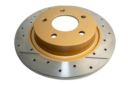 DBA Rear Drilled & Slotted Street Series Rotor | Mazda 3 (04-05) / MazdaSpeed3 (06+) (DBA2957X)