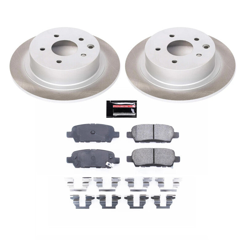 PowerStop 07-18 Nissan Sentra Rear Semi-Coated Rotor Kit (SC098)