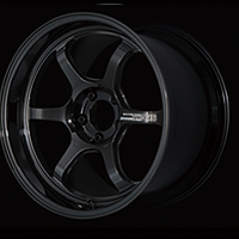 (set of 4) Advan R6 Racing Titanium Black | 18x9.5" +45mm | 5x114.3mm Wheels