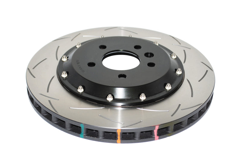 DBA 5000 Series T3 Front Slotted 2 Piece Rotor w/ Black Hat | Lotus Evora F (09-15) (DBA52364BLKS)
