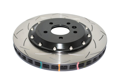 DBA 5000 Series T3 Front Slotted 2 Piece Rotor w/ Black Hat | Lotus Evora F (09-15) (DBA52364BLKS)