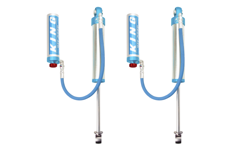 King Shocks 2.5 Performance w/ Remote Reservoir Adjustable Shocks Set - 1984-2020 Toyota Land Cruiser 76 4WD