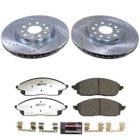 PowerStop 22-24 Jeep Grand Cherokee Front Z36 Truck & Tow Brake Kit (K9240-36)