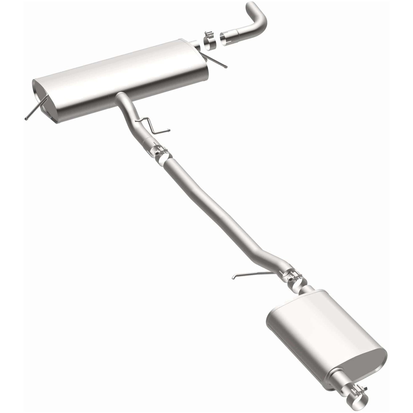 BRExhaust Stainless Steel Direct-Fit Replacement Exhaust System 116-0020