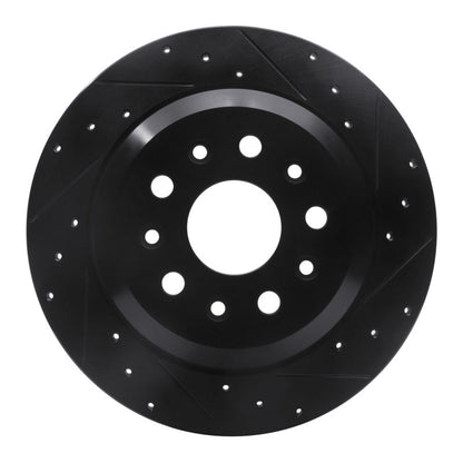 DFC D&S Black Brake Rotor (REAR RIGHT): Jeep Wrangler 2018-25
