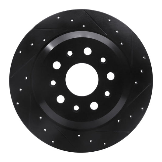 DFC D&S Black Brake Rotor (REAR RIGHT): Jeep Wrangler 2018-25